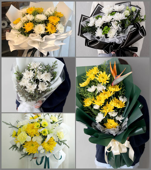 湖南郴州桂阳县舂陵江镇钟家村白事花束代送